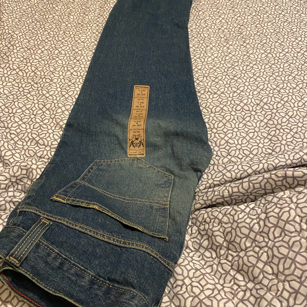 Red camel jeans men